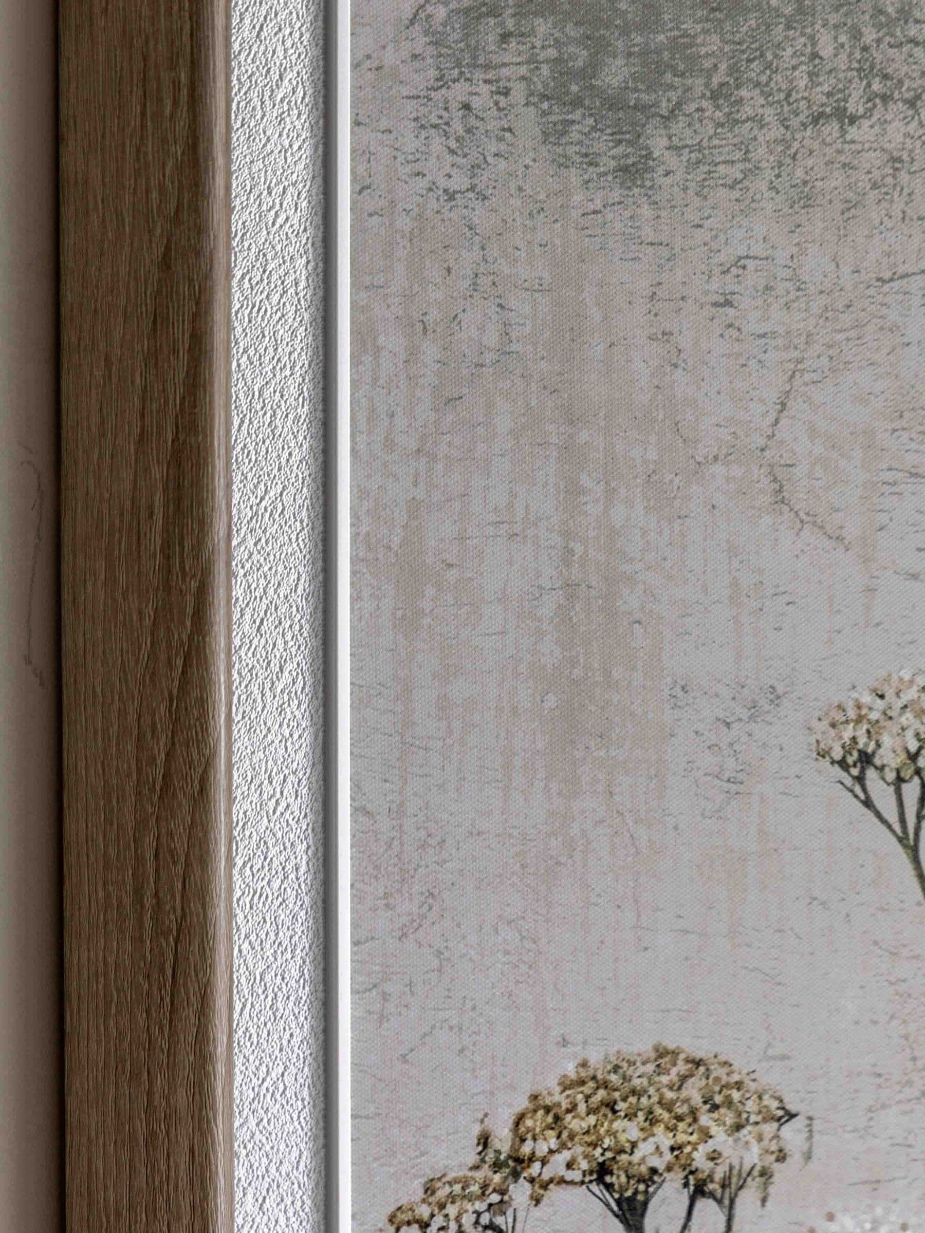 Gallery Home white serenity framed canvas 690x890mm (British brand)