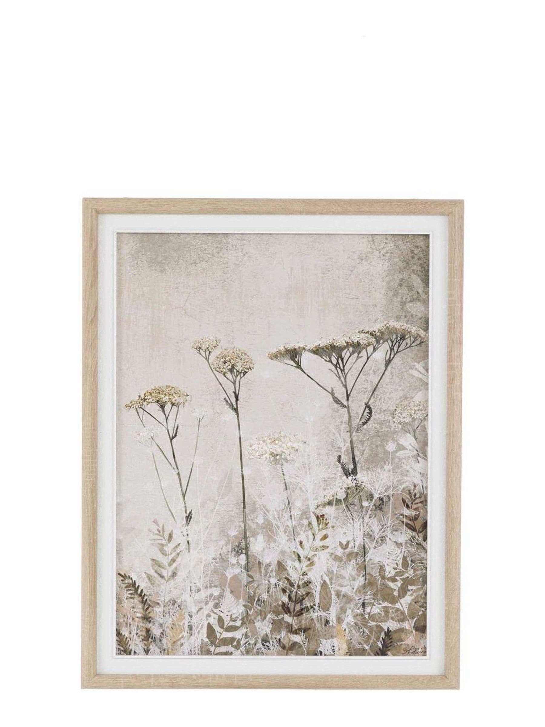 Gallery Home white serenity framed canvas 690x890mm (British brand)