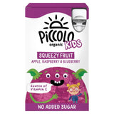 Piccolo Organic Kids Squeezy Fruit Apple Raspberry & Blueberry   4 x 90g GOODS M&S   