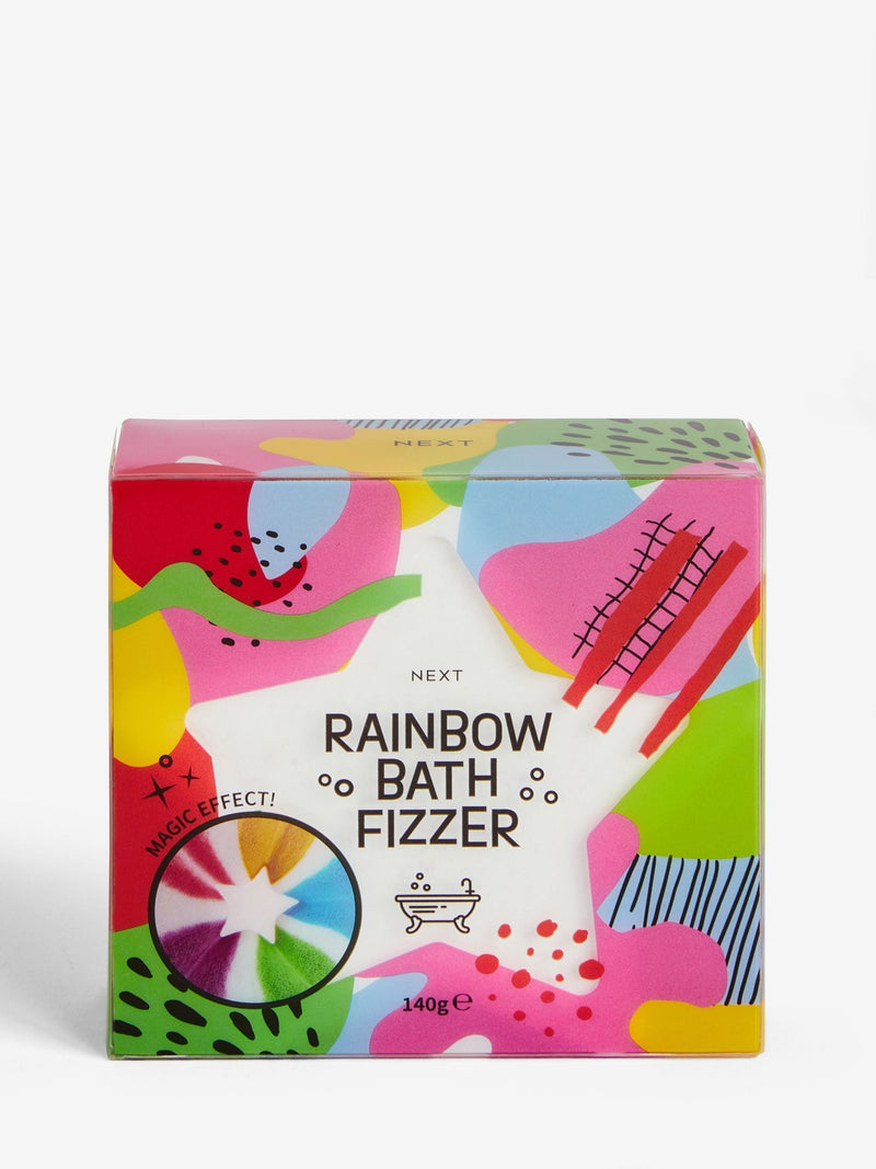Kids rainbow star-shaped bath fizzer, UK version