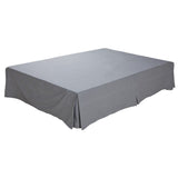 Habitat Easycare Plain Grey Valance - Kingsize