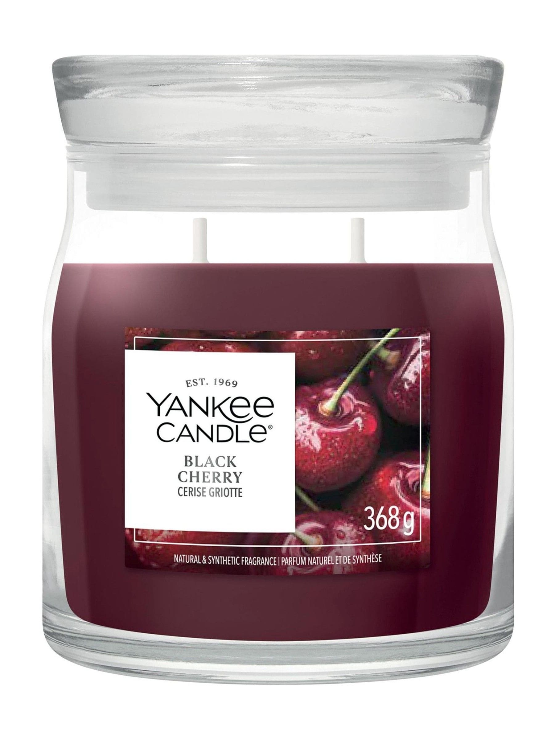 Yankee Candle Black Cherry Signature Medium Jar Boxed Candle