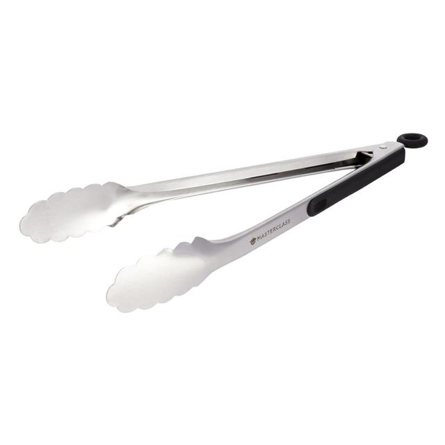 MasterClass Deluxe Stainless Steel 30cm Food Tongs GOODS M&S   