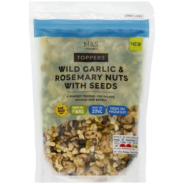 M&S Wild Garlic & Rosemary Nuts with Seeds Toppers   200g