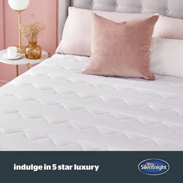 Silentnight Hotel Collection quilted mattress protector single - British product