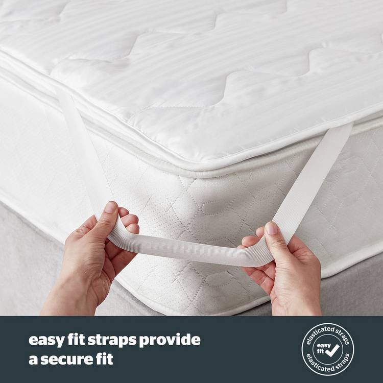 Silentnight Hotel Collection quilted mattress protector single - British product