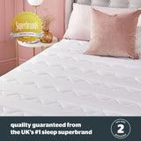 Silentnight Hotel Collection quilted mattress protector single - British product