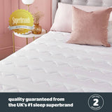 Silentnight Hotel Collection quilted mattress protector single - British product