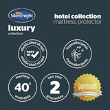 Silentnight Hotel Collection quilted mattress protector single - British product