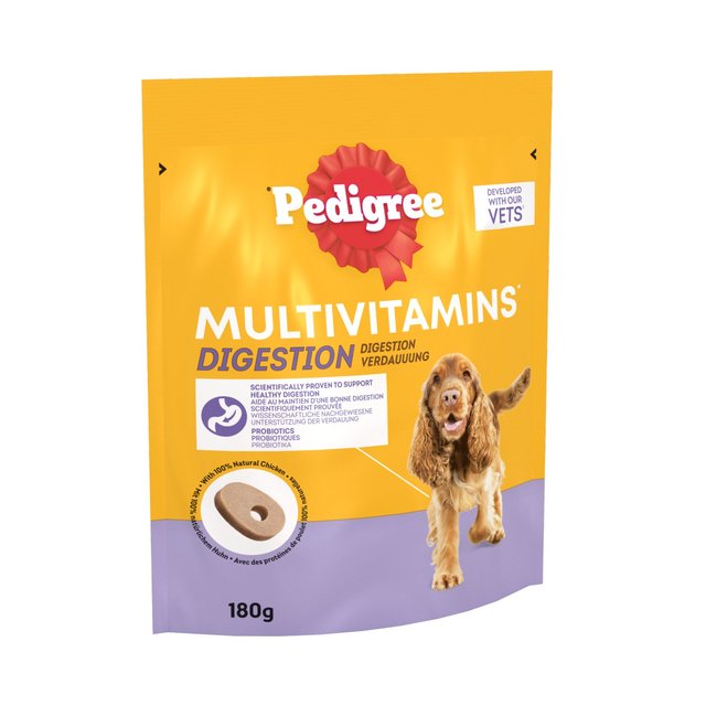 Pedigree Treat Dog Multivitamins Adult Digestion    180g