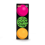 Neon Diddy Squish Balls   3 per pack GOODS M&S   