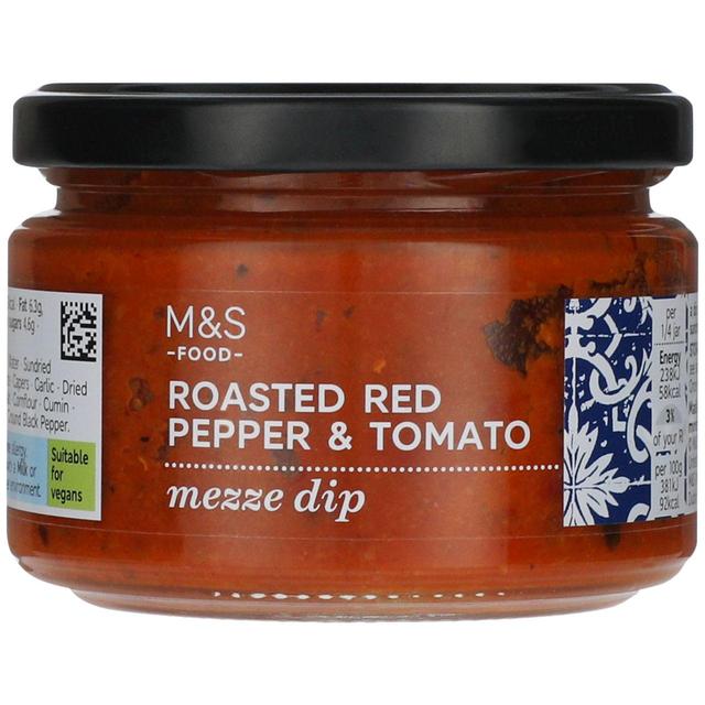 M&S Roasted Red Pepper & Tomato Mezze Dip   250g GOODS M&S   