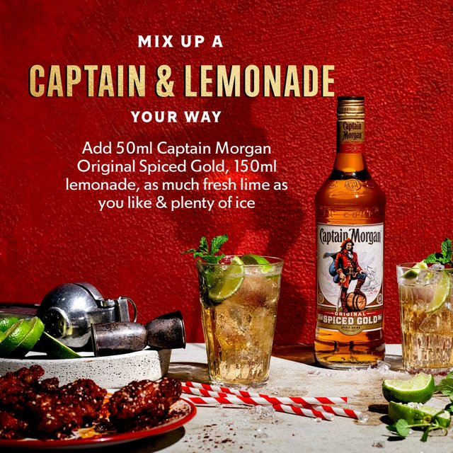 Captain Morgan Original Spiced Gold Rum Based Spirit Drink   70cl GOODS M&S   