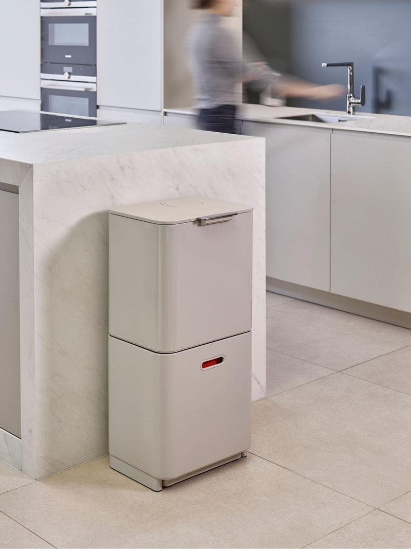 Joseph Joseph Stone Totem Max 60 litre waste separation bin, UK version