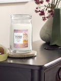 Yankee Candle Lavender Vanilla Signature Medium Jar Boxed Candle