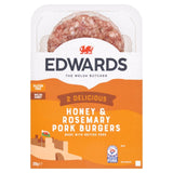 Edwards Honey & Rosemary Pork Burgers   300g GOODS M&S   