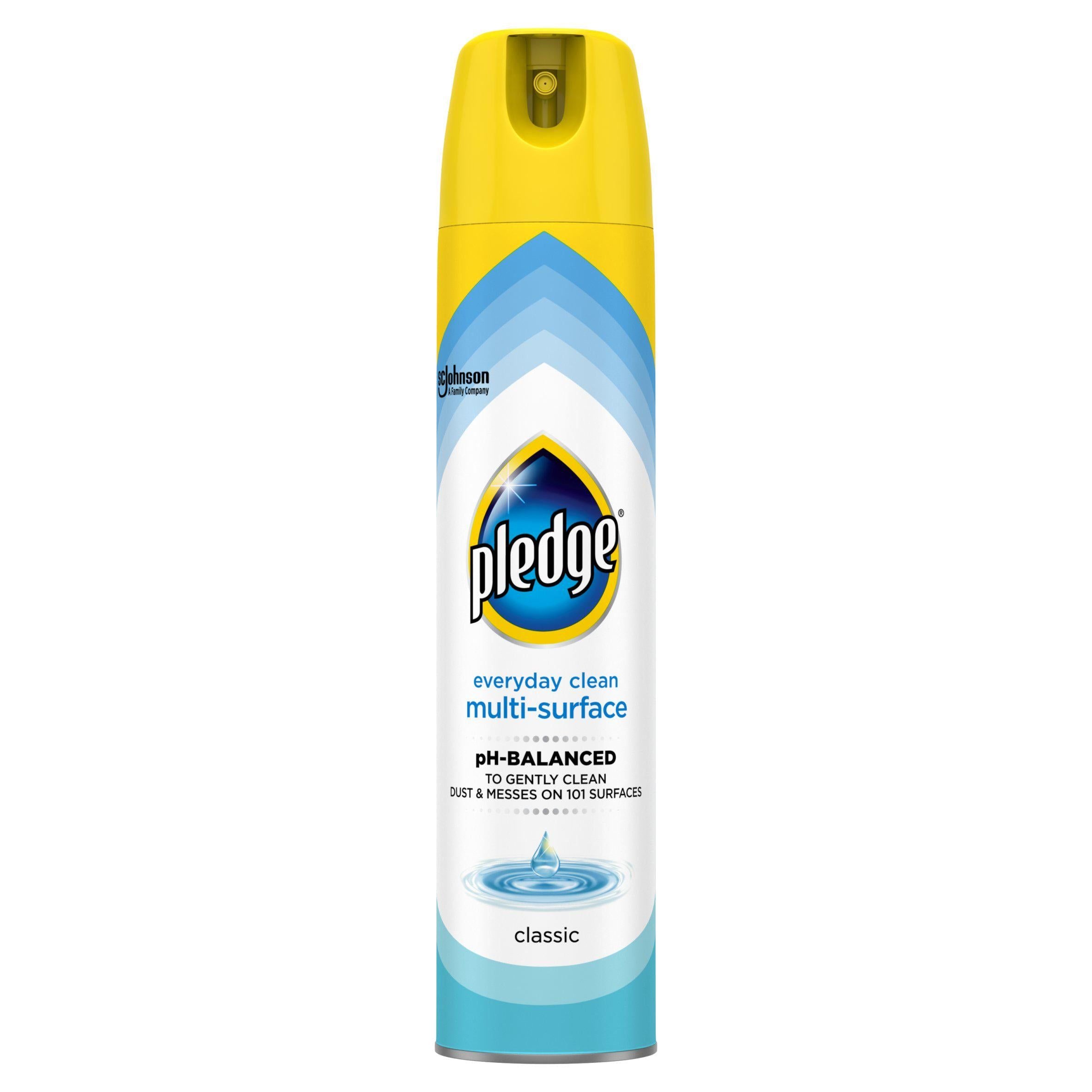 Pledge Everyday Clean Multi-Surface Aerosol Classic 250 ml GOODS Sainsburys   