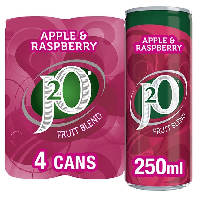 J2O Apple & Raspberry   4 x 250ml GOODS M&S   