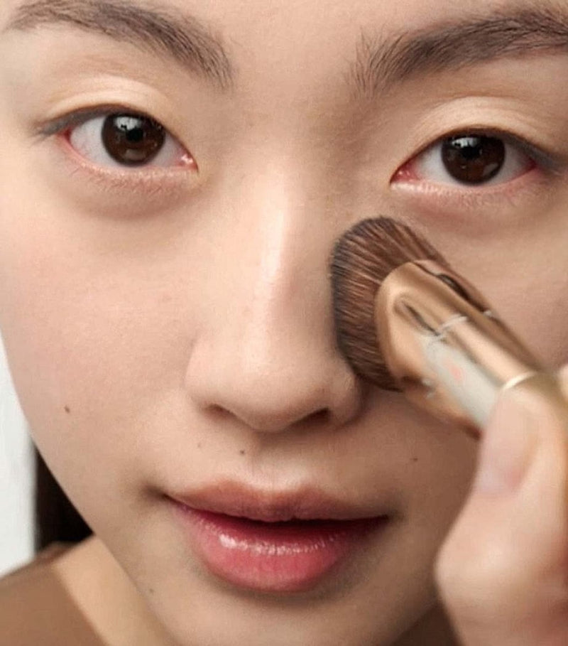 Clarins Gua Sha-inspired foundation brush - British product