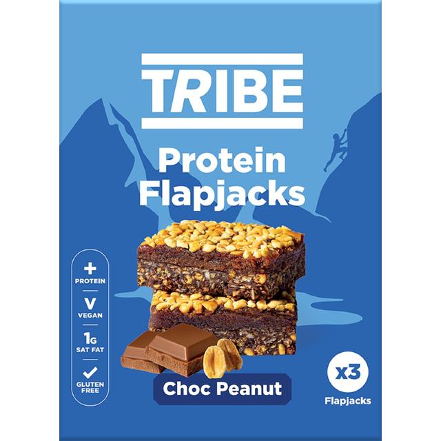 TRIBE Protein Flapjack - Choc Peanut   3 x 38g