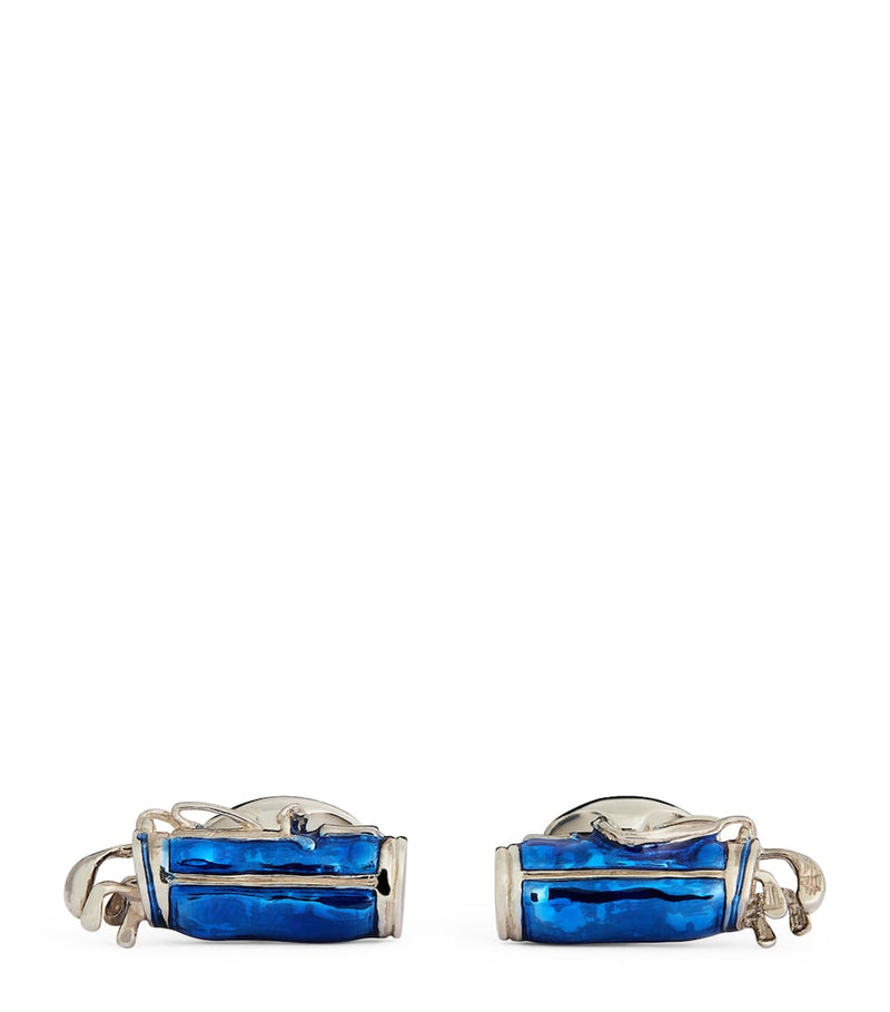 Deakin & Francis sterling silver golf cufflinks, imported from the UK
