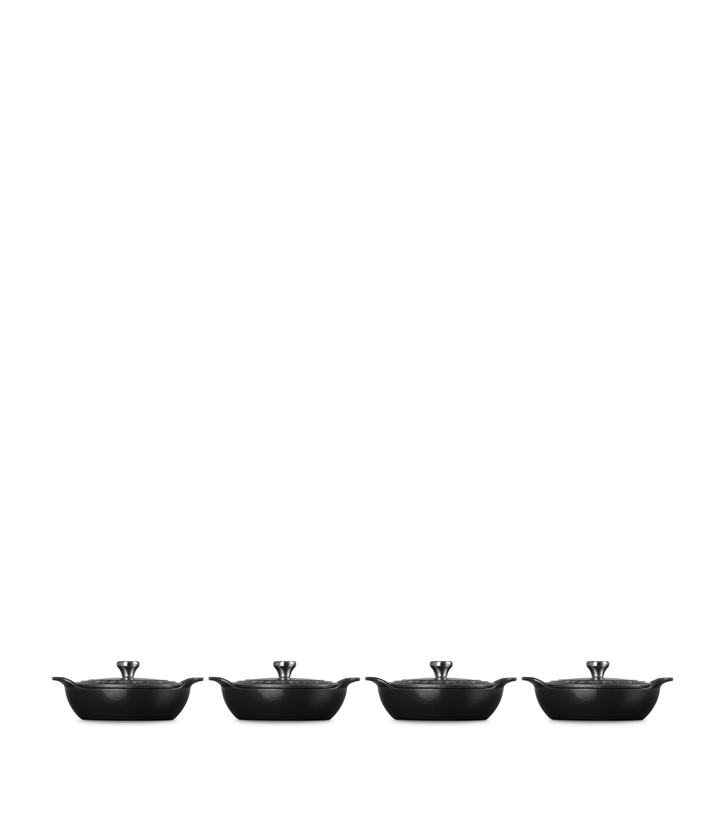 Le Creuset Gourmand mini braisers set of 4 13cm, UK version
