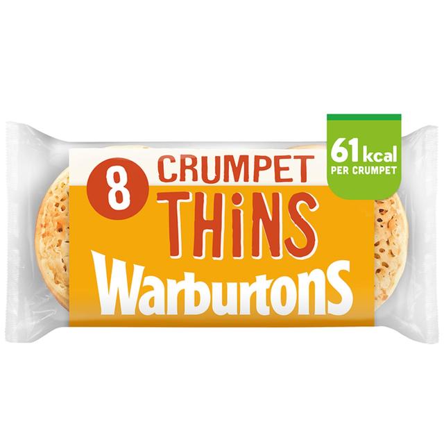 Warburtons 8 Crumpet Thins   8 per pack GOODS M&S   