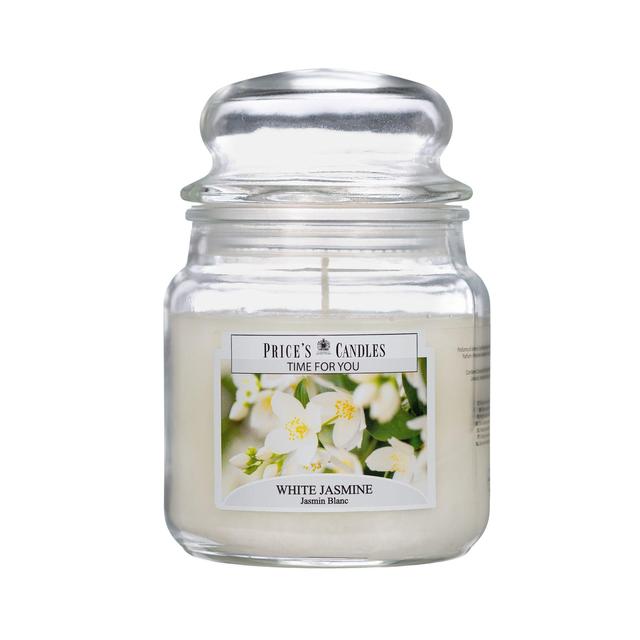 Price's Time For You White Jasmine Medium Jar Candle GOODS M&S   