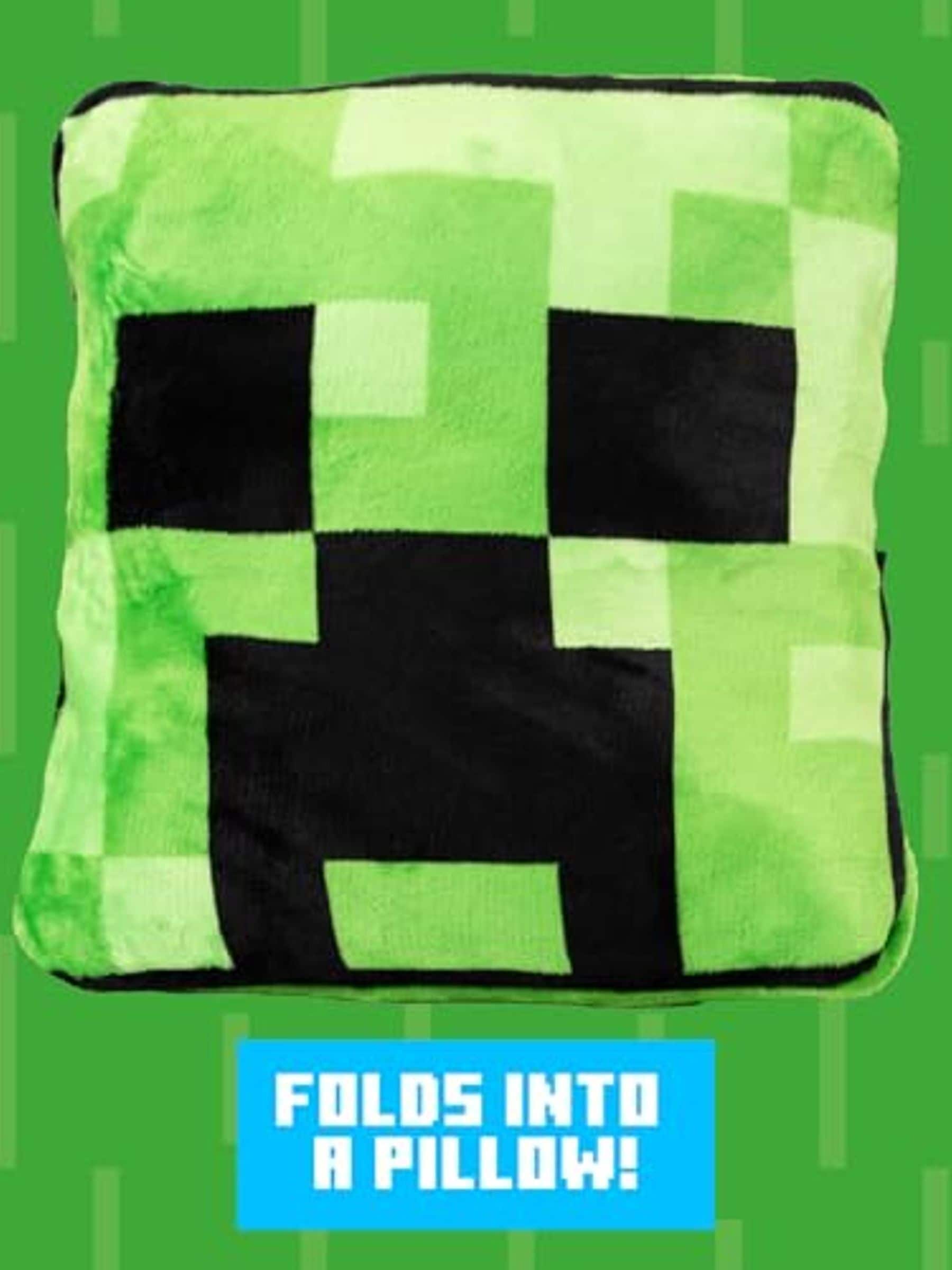 Paladone Minecraft Creeper 2-in-1 cushion blanket - British product