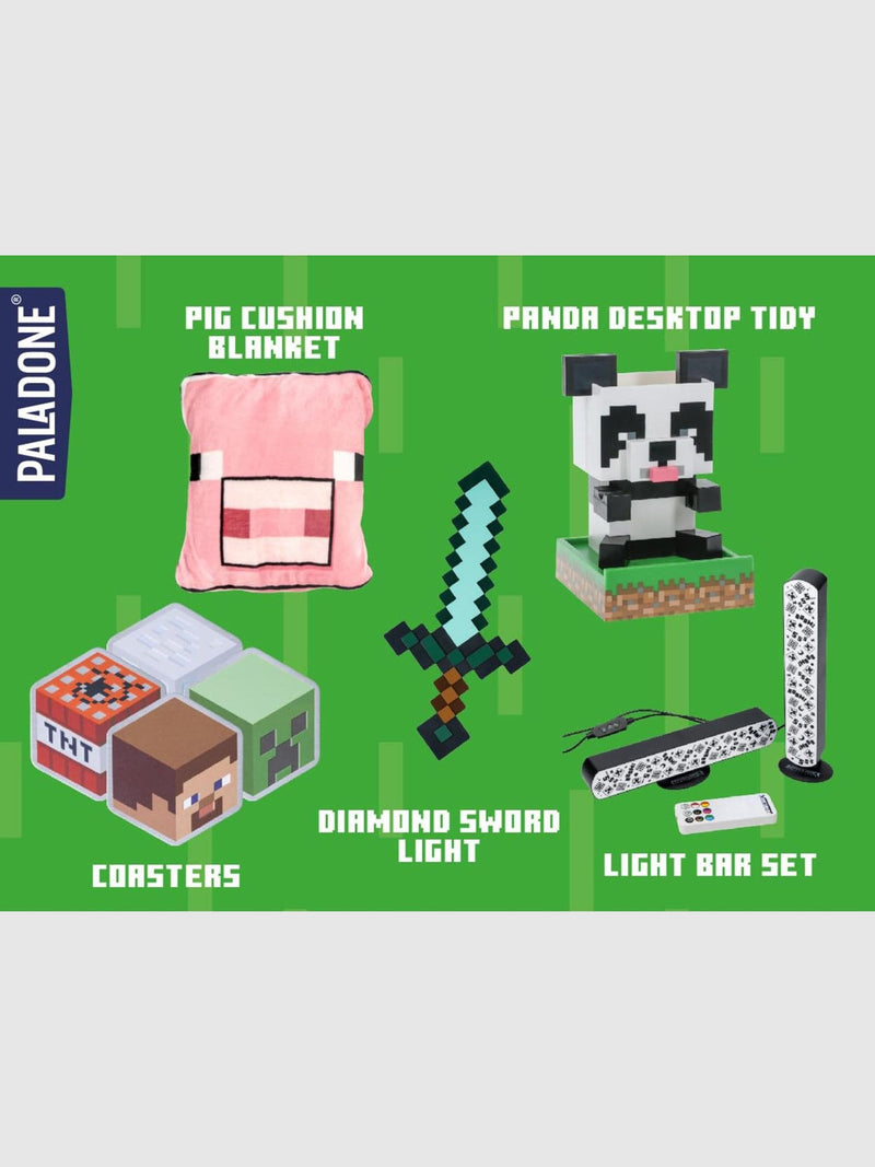Paladone Minecraft Creeper 2-in-1 cushion blanket - British product