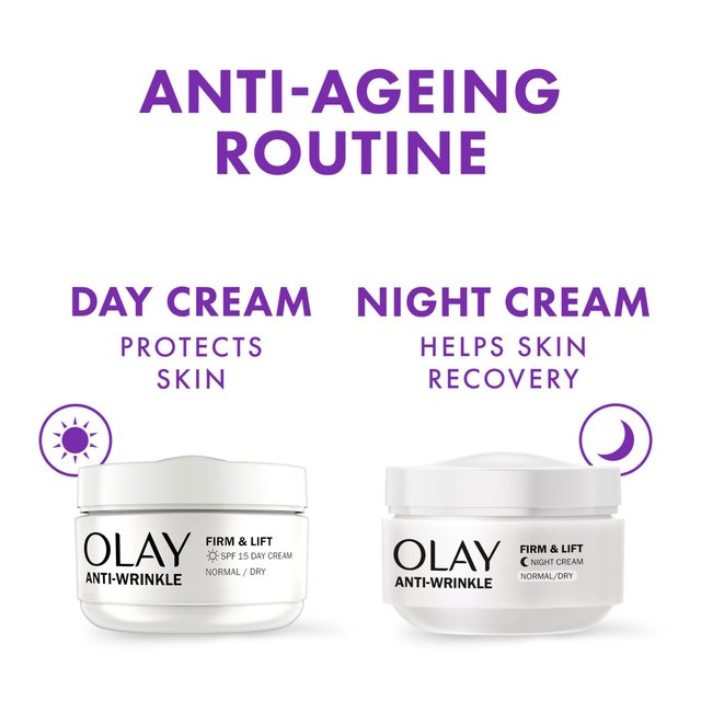 Olay Anti Wrinkle Firm & Lift Day Cream   50ml GOODS M&S   