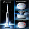 Oral-B iO 10 white electric toothbrush, travel case, imported from the UK