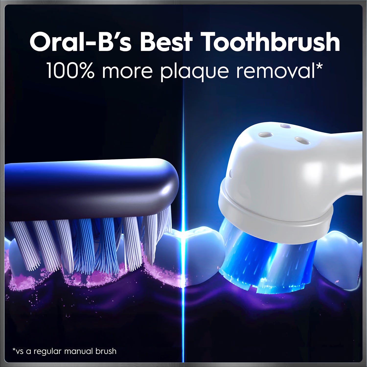 Oral-B iO 10 white electric toothbrush, travel case, imported from the UK