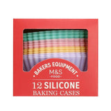 M&S 12 Silicone Baking Cases   12 per pack GOODS M&S   