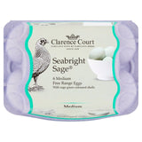 Clarence Court Free Range Seabright Sage Eggs   6 per pack GOODS M&S   