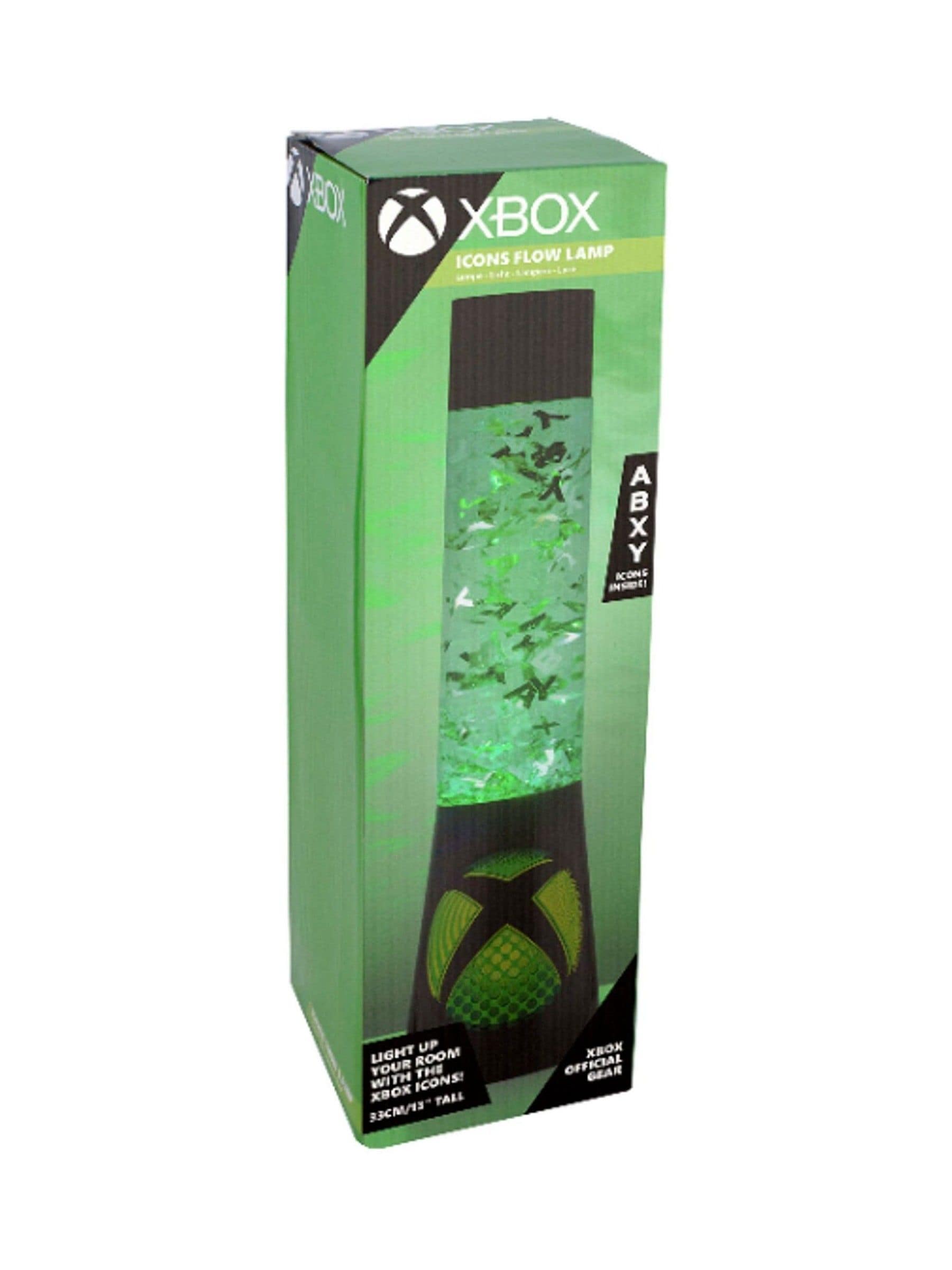 Paladone Xbox glitter flow lamp 33cm - British product