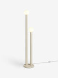 MADE.COM Cream Graysen floor lamp 130cm, imported from the UK
