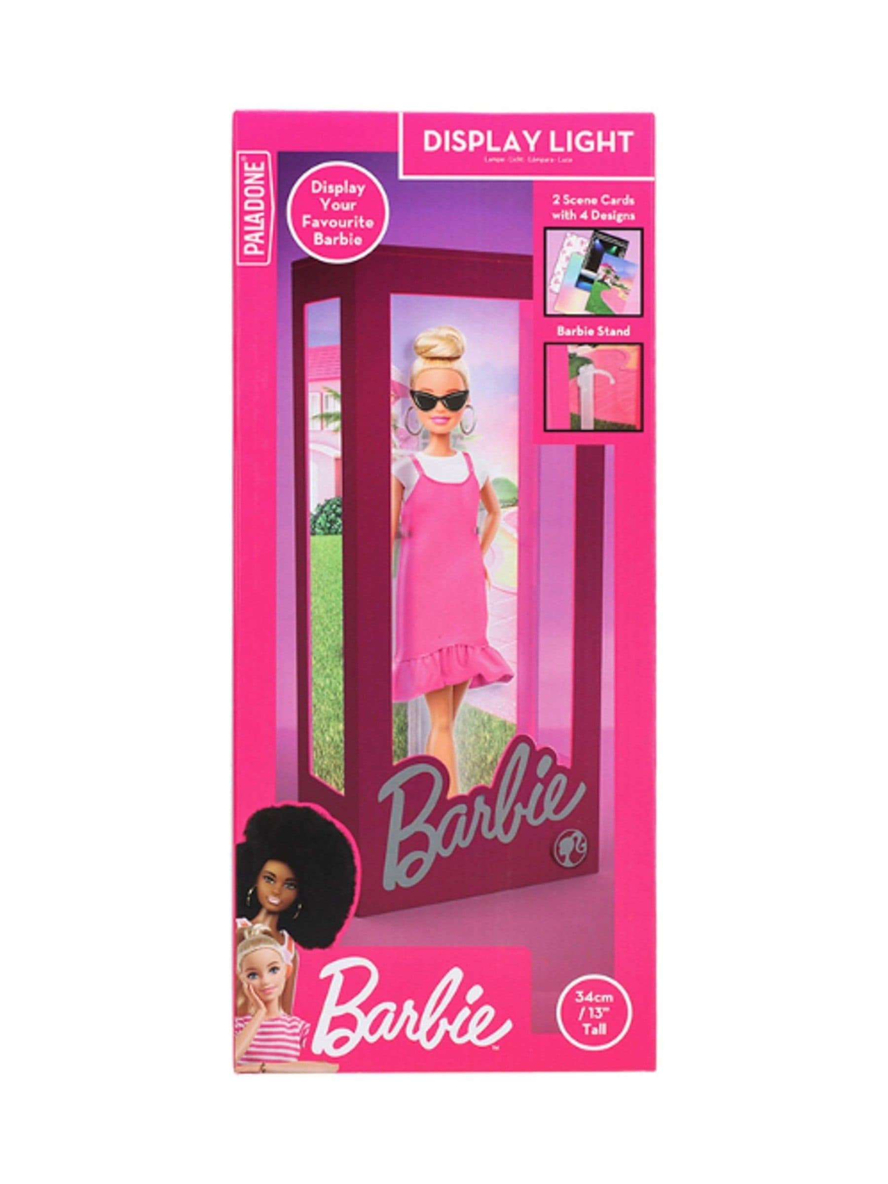 Paladone Barbie doll display case light 34 cm (British brand)