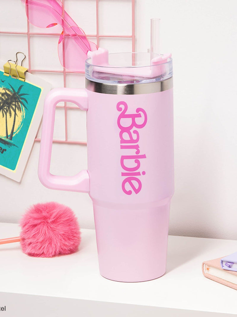 Paladone Barbie stainless steel bottle 1.2L, imported from the UK
