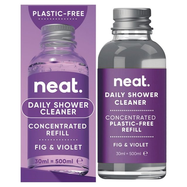 Neat Daily Shower Cleaner Refill Concentrate Fig & Violet   30ml GOODS M&S   