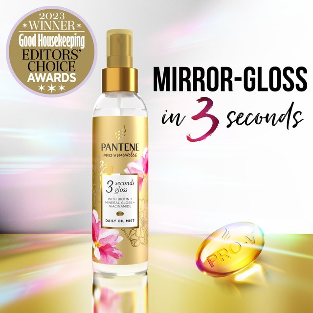 Pantene Miracles Colour Gloss Hair Oil   145ml