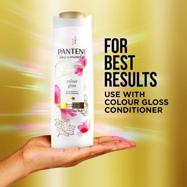 Pantene Miracles Colour Gloss Shampoo   400ml GOODS M&S   