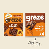 Graze Vegan Cocoa Orange Snack Bars   4 per pack GOODS M&S   