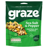 Graze Protein Salt & Pepper Vegan Mixed Nuts Snacks   100g GOODS M&S   