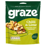 Graze Protein Chilli & Lime Vegan Mixed Nuts Snacks   100g GOODS M&S   