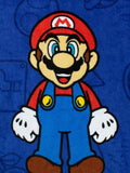 Super Mario blue towel poncho, imported from the UK