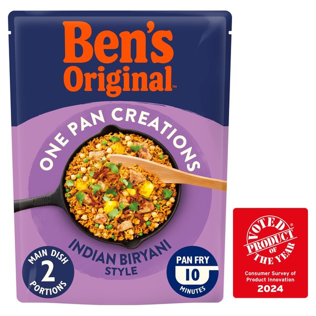 Ben's Original One Pan Indian Biryani Rice Meal    250g GOODS M&S   