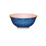 KitchenCraft Blue Arched Pattern Ceramic Bowls GOODS M&S   