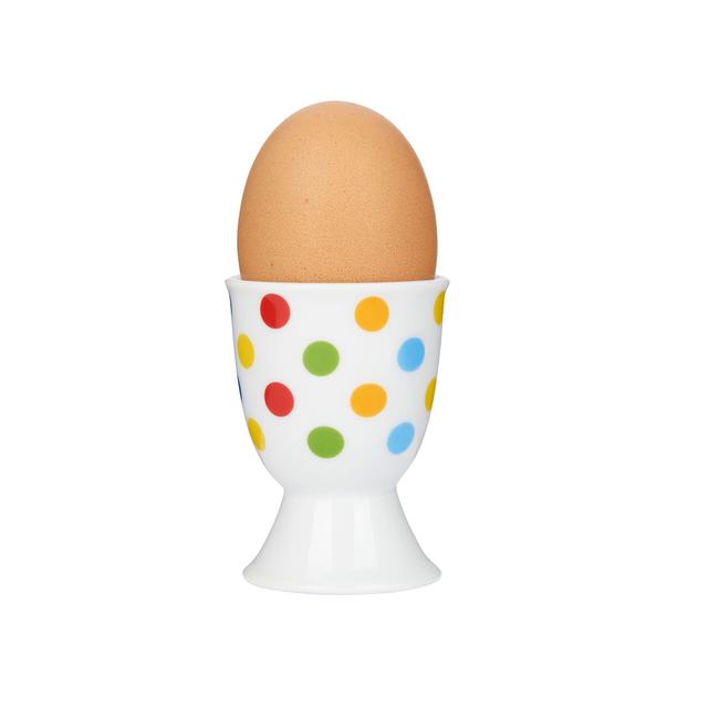 KitchenCraft Brights Spots Porcelain Egg Cup GOODS M&S   