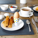 KitchenCraft Brights Spots Porcelain Egg Cup